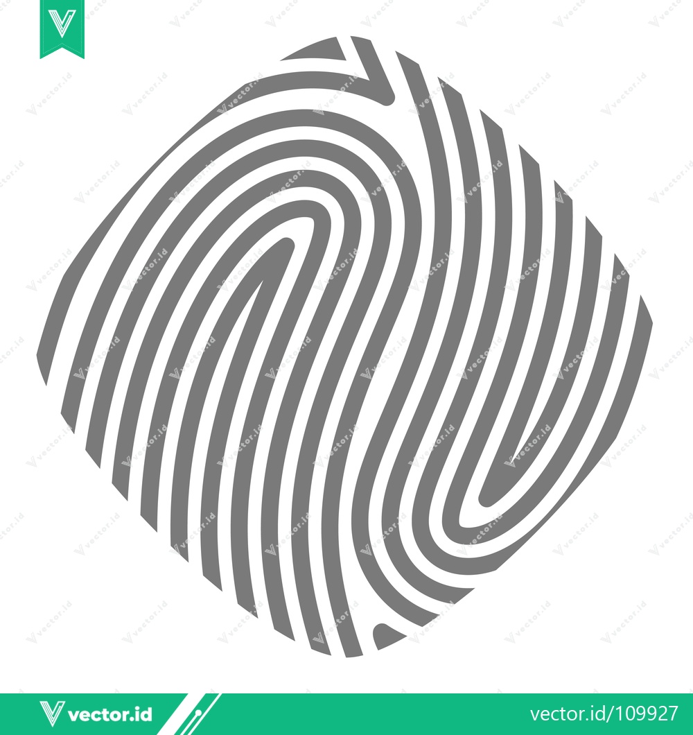 Premium Vector of Abstract Fingerprint Pattern Design