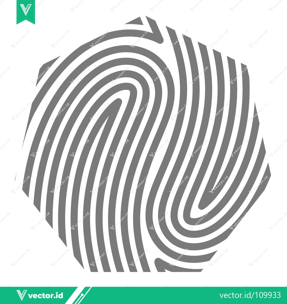 Premium Vector dari Abstract Fingerprint Pattern Graphic Design