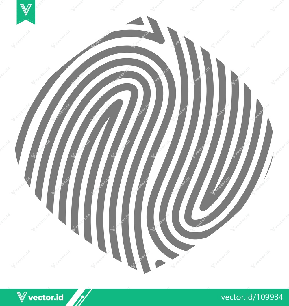 Premium Vector dari Abstract Fingerprint Pattern Graphic Design