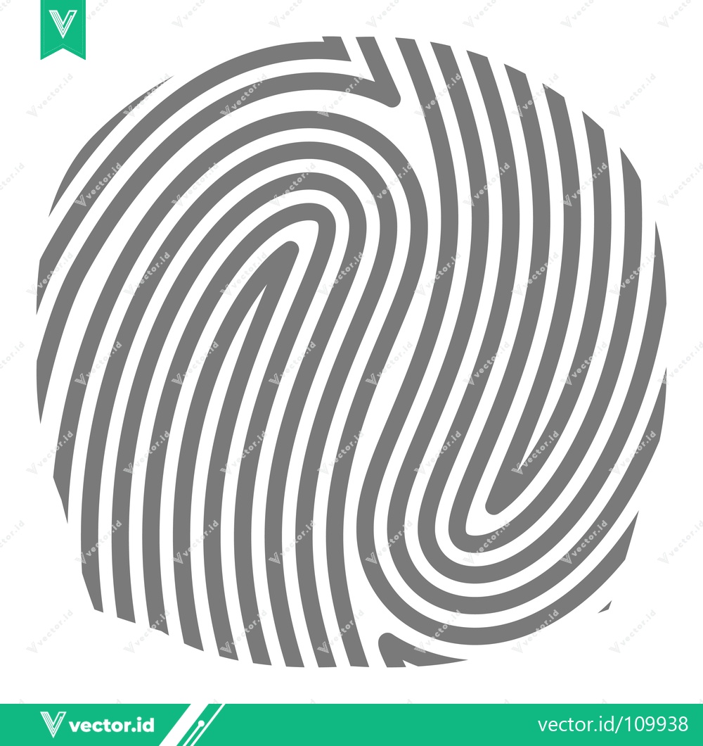 Premium Vector dari Abstract Fingerprint Pattern Graphic Design
