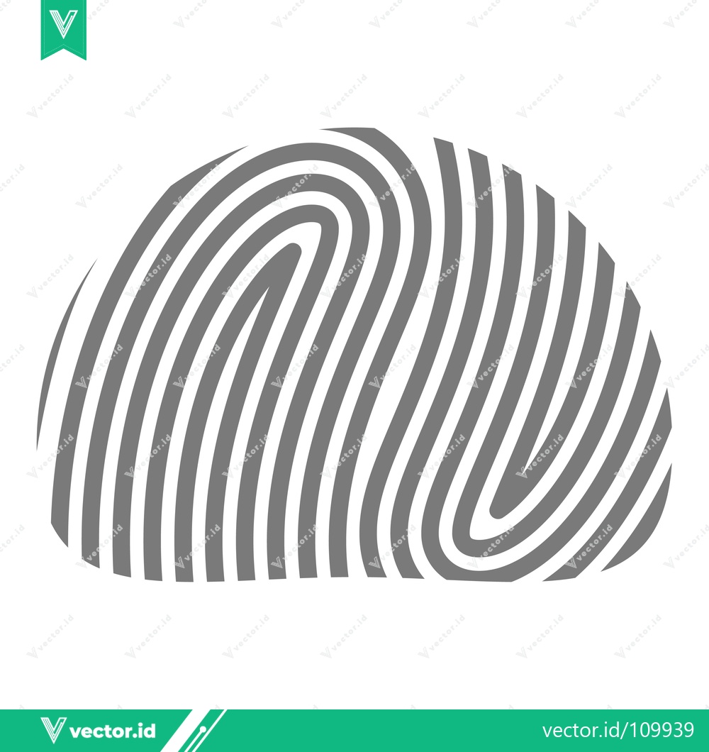 Premium Vector dari Abstract Fingerprint Graphic Design Element