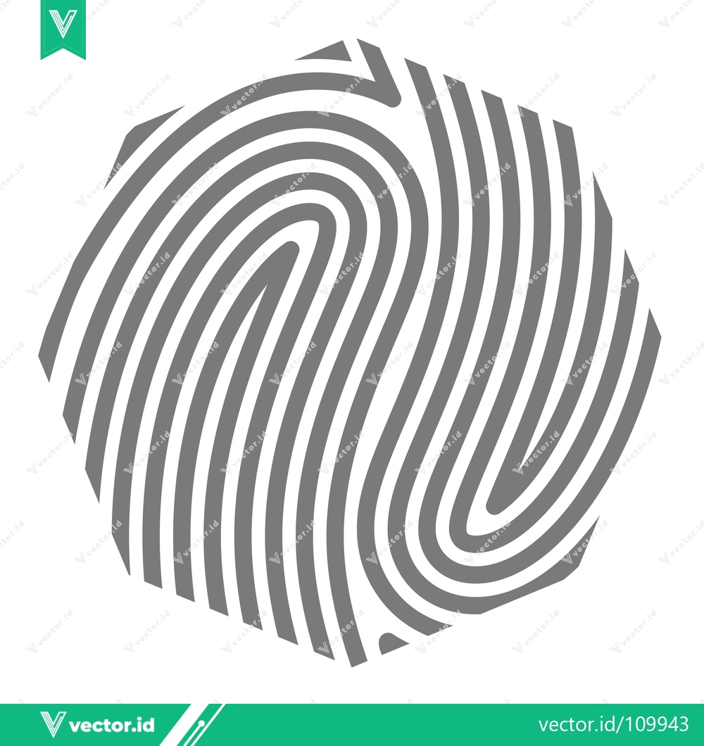 Premium Vector dari Abstract Fingerprint Pattern Graphic Design