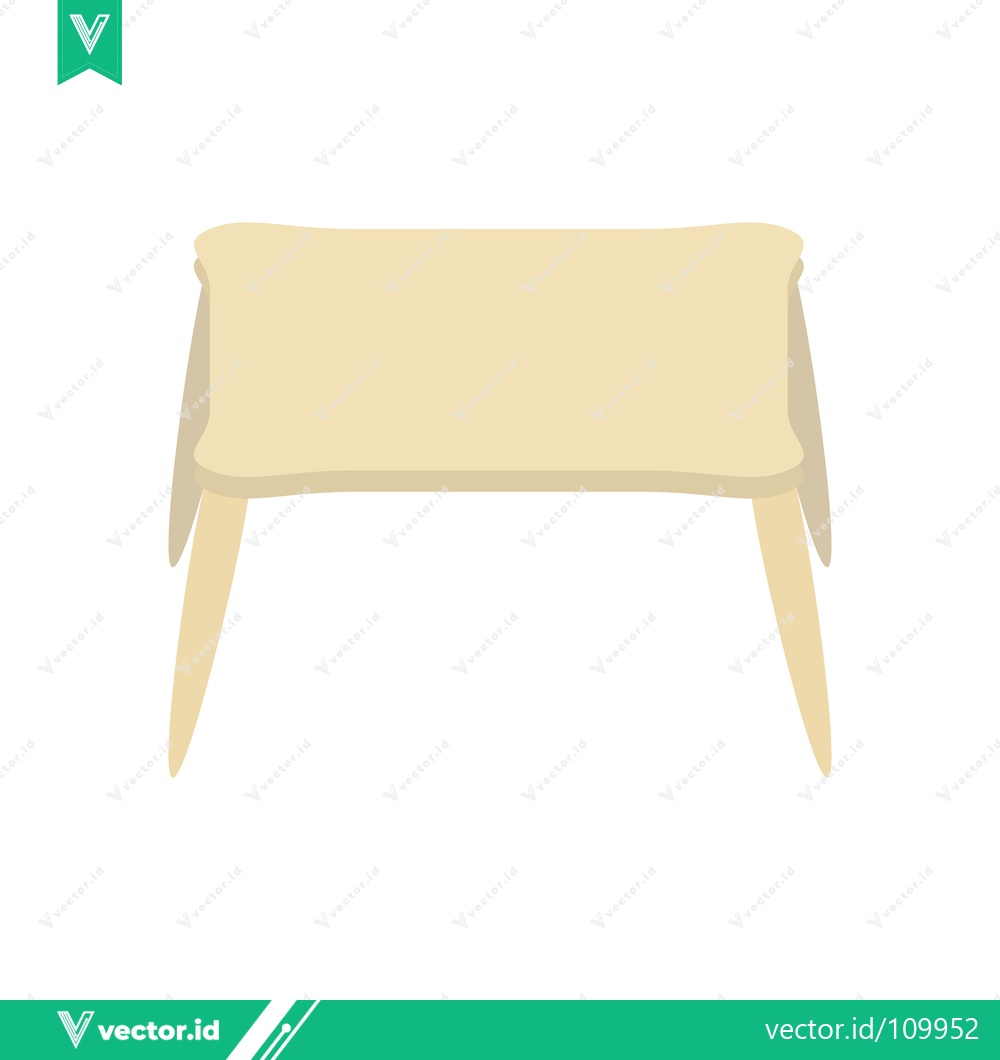 Premium Vector dari Simple Wooden Table Illustration