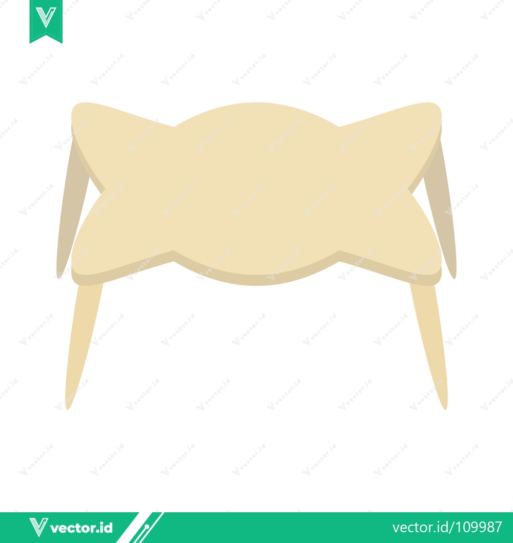 Premium Vector dari Simple Wooden Table Illustration