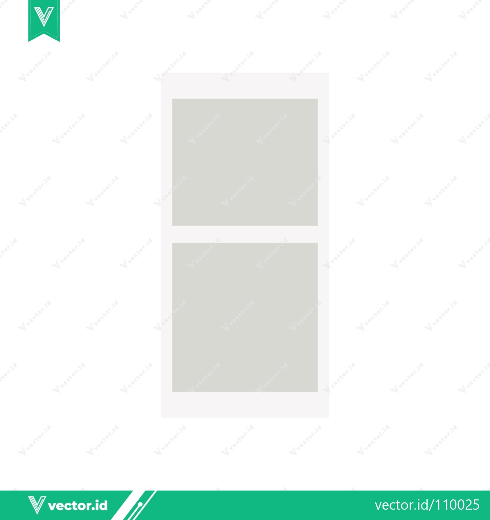 Premium Vector dari Minimalist Two Square Panels on White Background