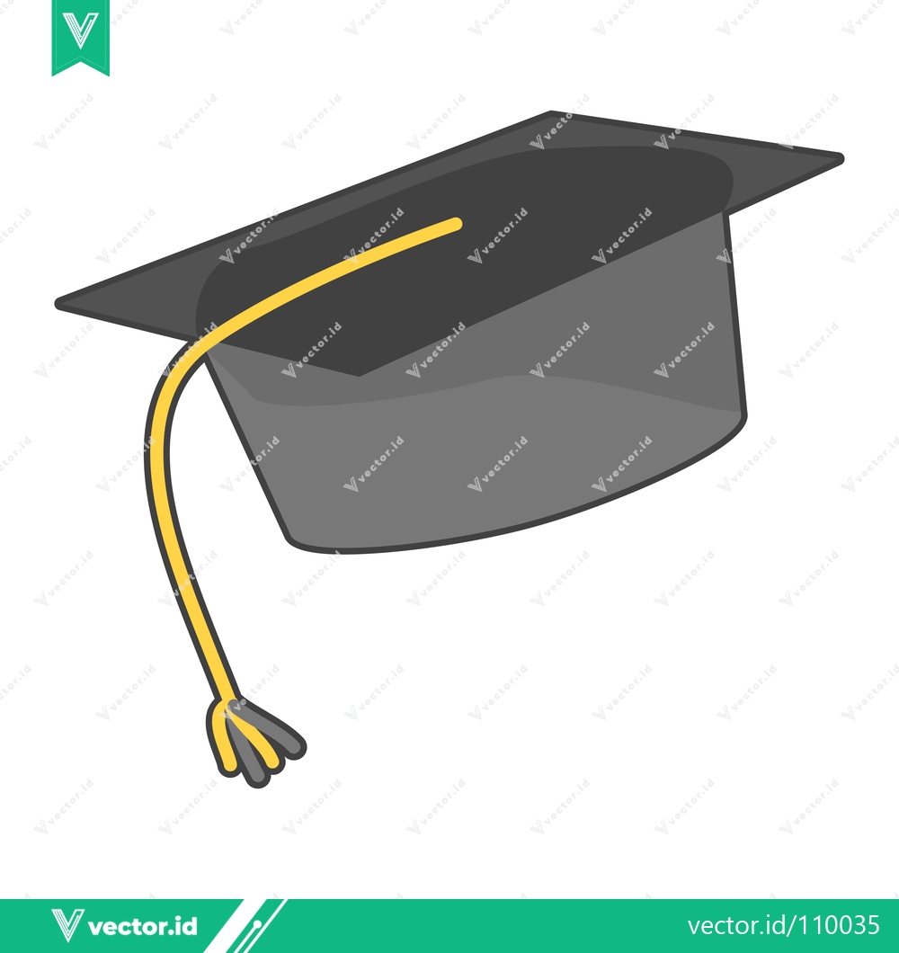 Premium Vector of Graduation Cap with Tassel Illustration