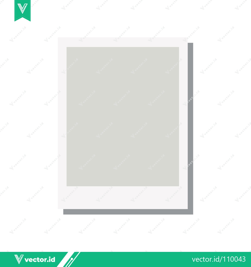 Premium Vector dari Minimalist Polaroid Photo Frame Mockup with Soft Gray Background
