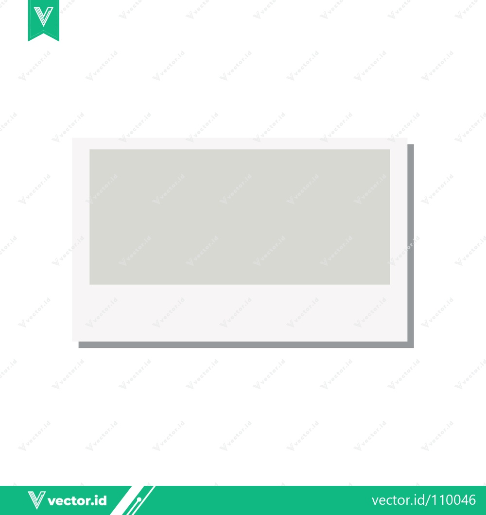Premium Vector of Minimalist Light Gray Rectangle on White Background with Shadow