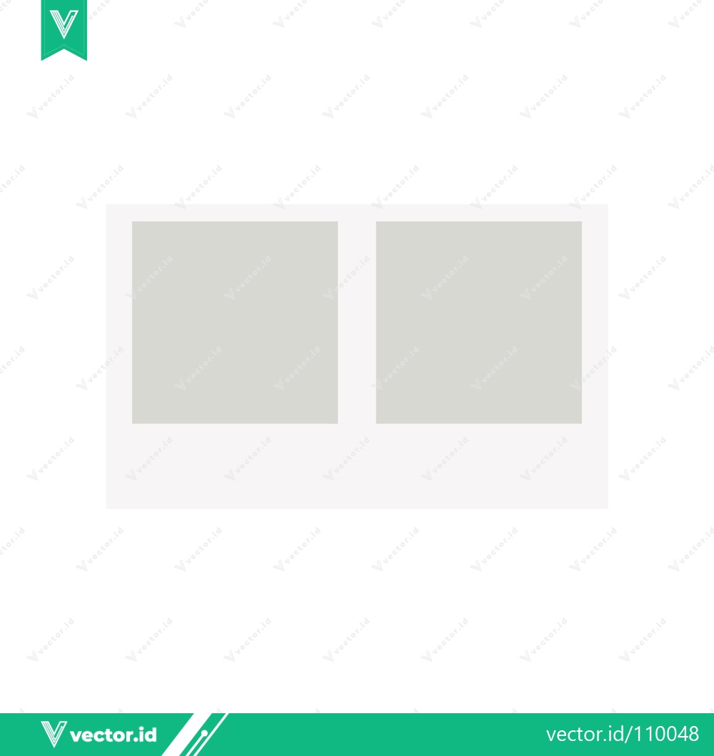 Premium Vector of Two Minimalist Light Gray Squares on White Background
