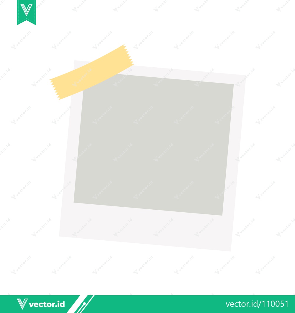 Premium Vector dari A minimalist abstract composition with a single yellow tape strip on a grey square