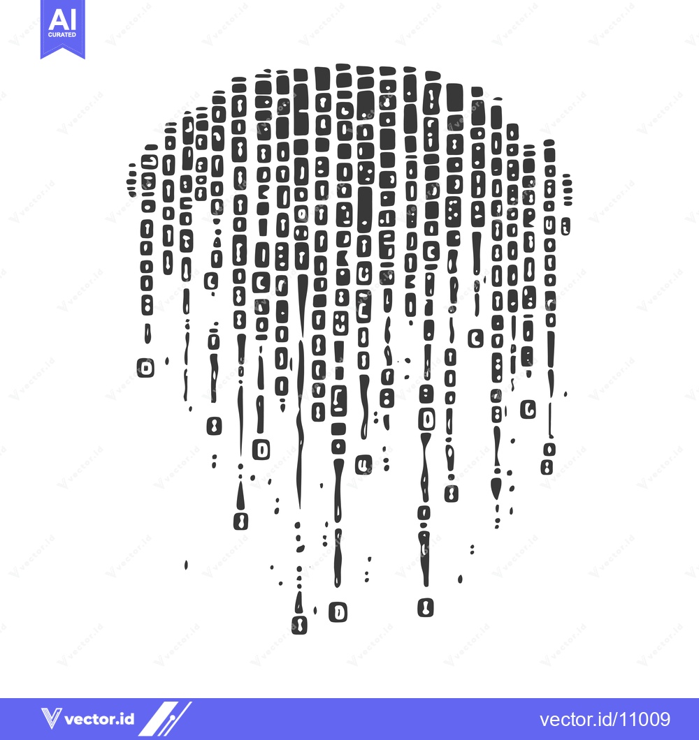 Premium Vector dari Abstract black and white graphic design with rounded shapes