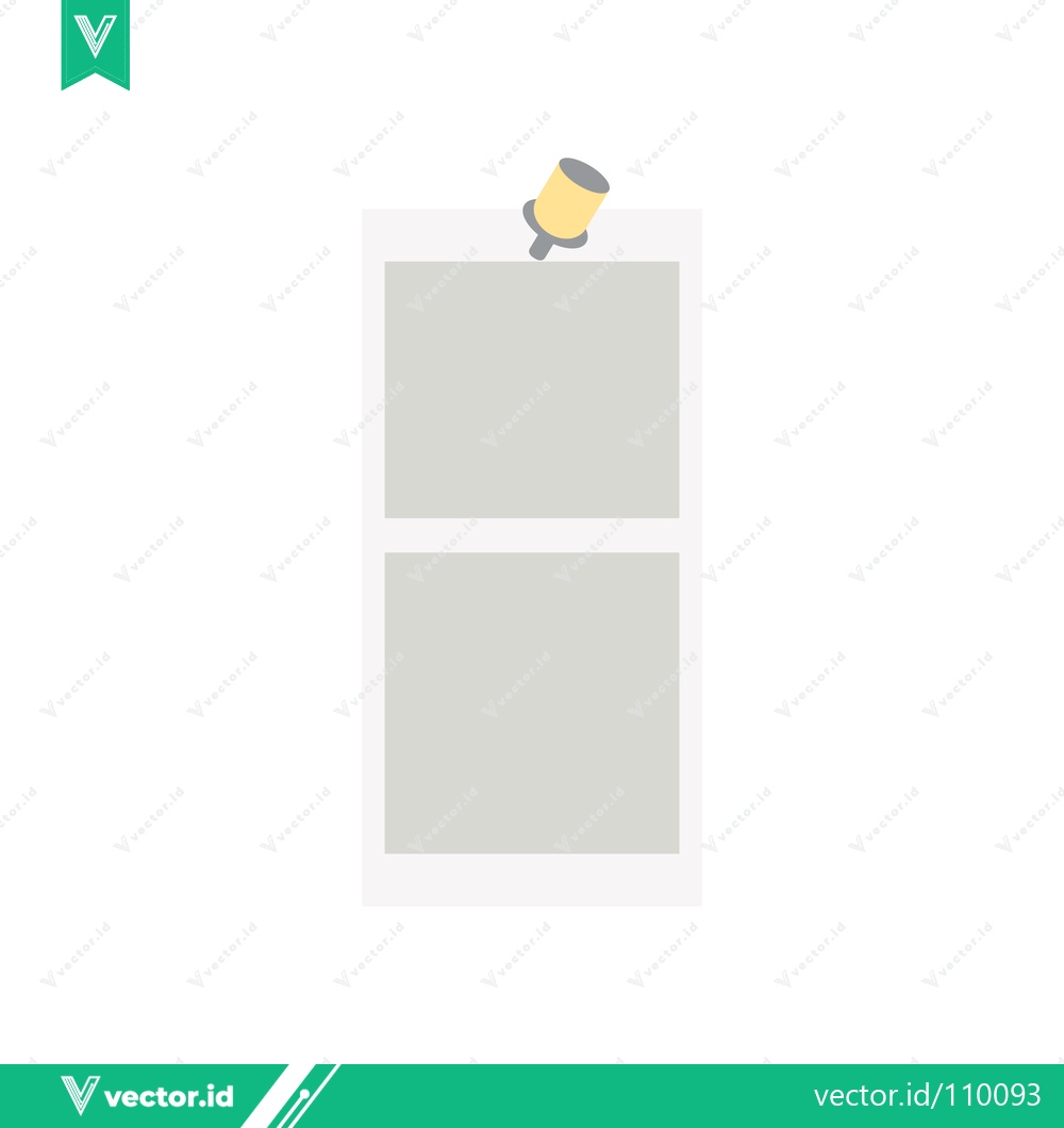 Premium Vector dari Minimalist Illustration of a Bulletin Board with a Pushpin