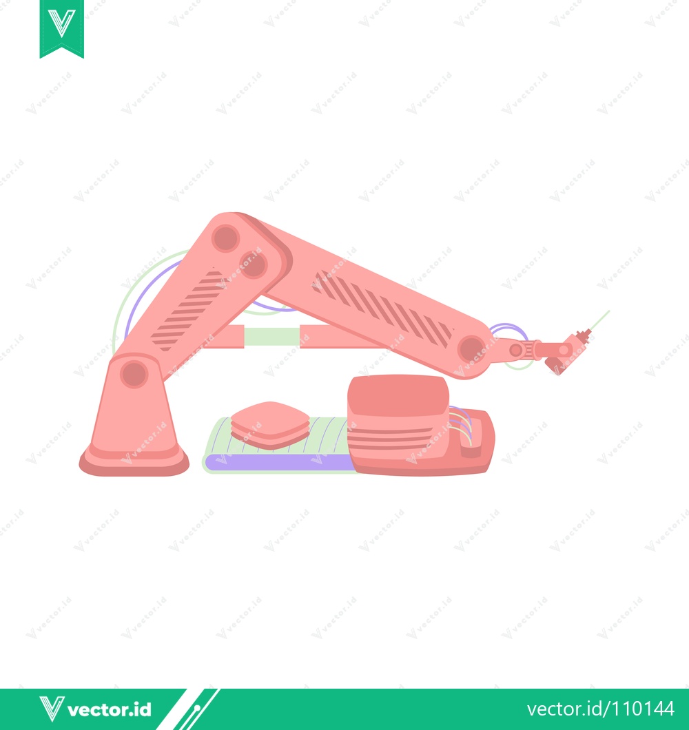 Premium Vector dari Modern Robotic Arm with Advanced Technology