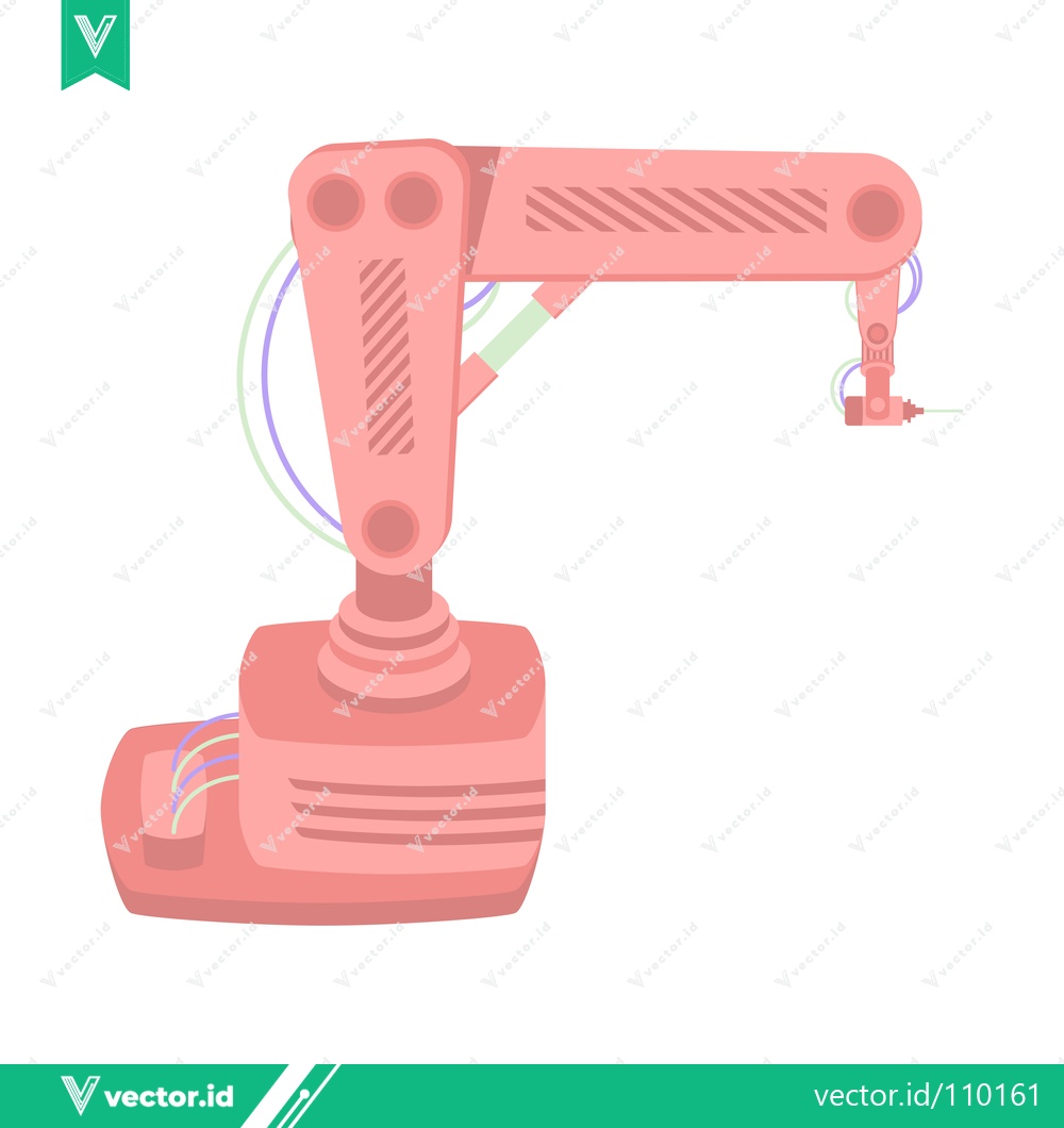 Premium Vector dari Robotic Arm Industrial Automation Technology