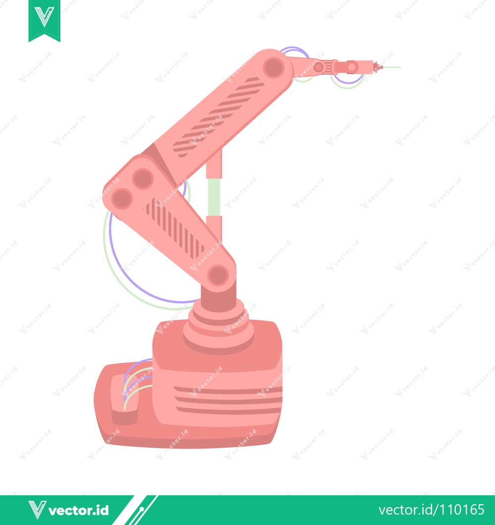 Premium Vector dari Robotic Arm Industrial Automation Technology
