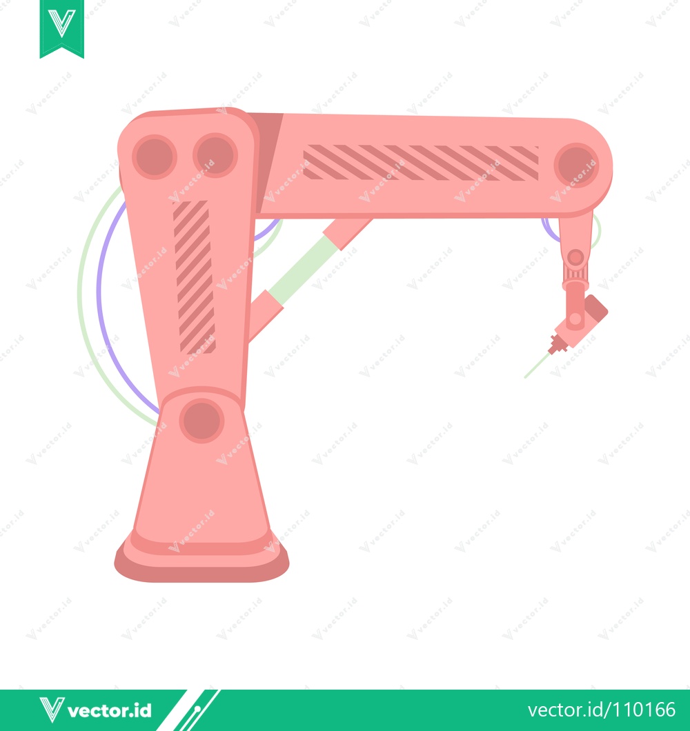 Premium Vector dari Robotic Arm Industrial Automation Technology