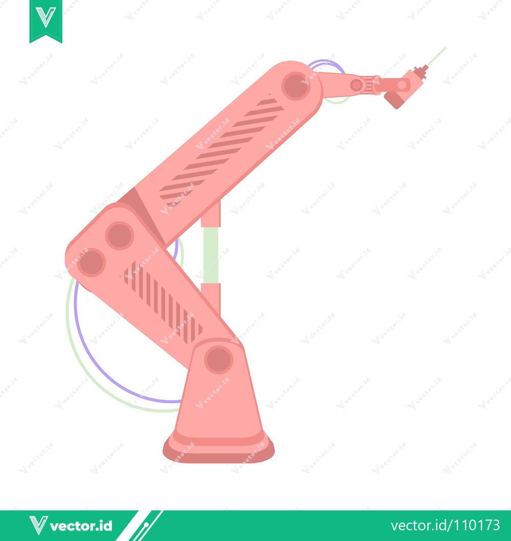 Premium Vector dari Robotic Arm Industrial Automation Technology