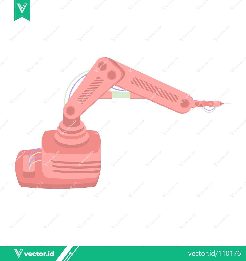 Premium Vector dari Robotic Arm Industrial Automation Technology