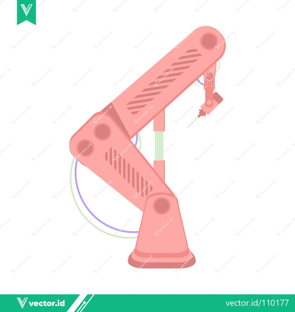Premium Vector dari Robotic Arm Industrial Automation Technology