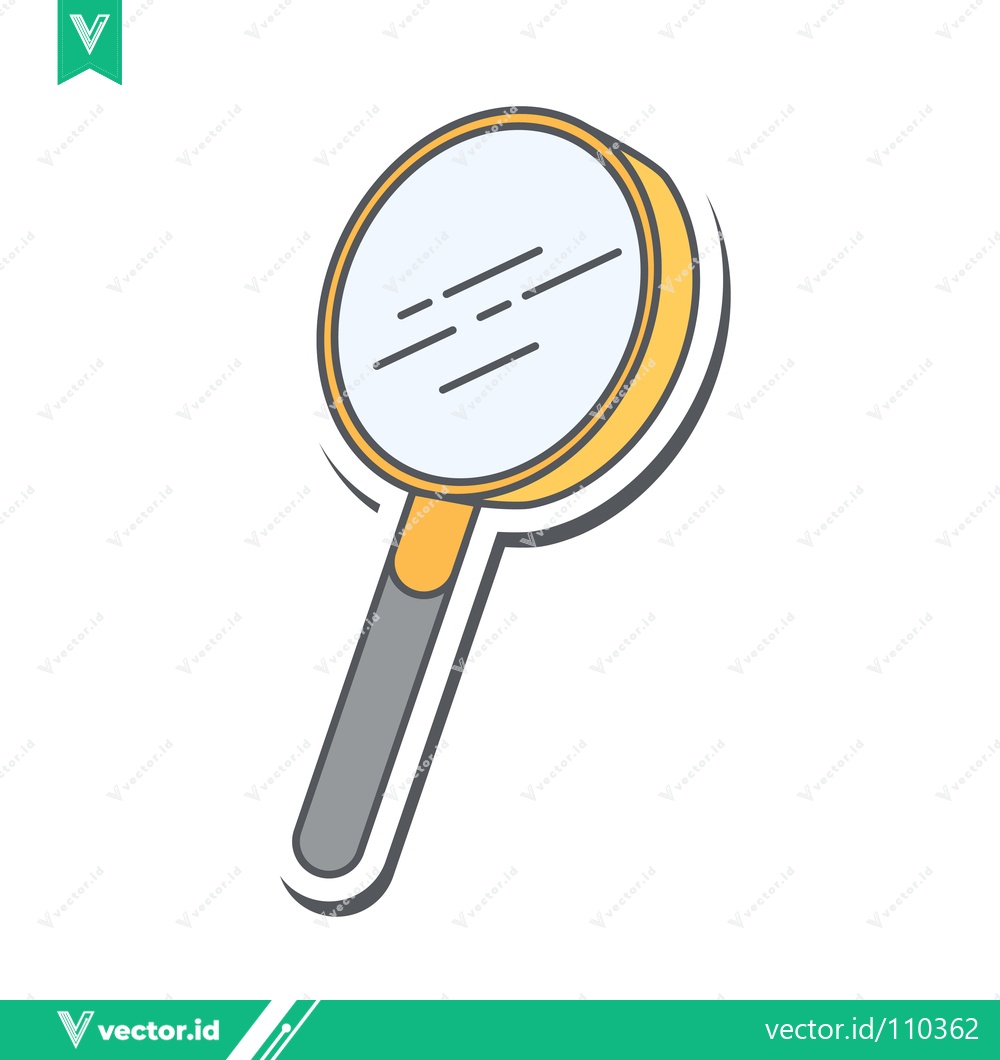 Premium Vector dari Magnifying Glass Icon for Search and Discovery