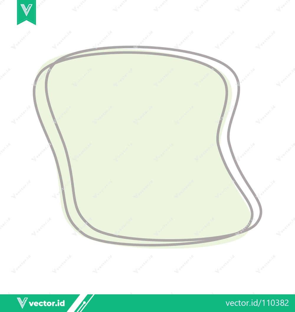 Premium Vector of Abstract Organic Shape with Soft Pastel Green Color