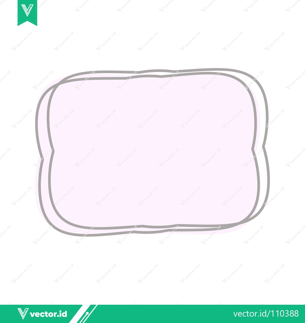 Premium Vector of Simple Decorative Frame with Soft Pink Center