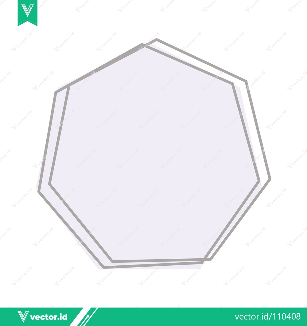 Premium Vector dari Abstract Geometric Shape with Subtle Gradient and Outline