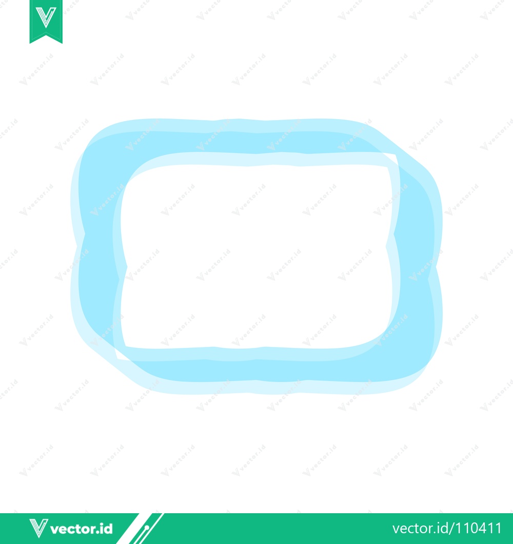 Premium Vector dari Abstract Light Blue Blob Frame