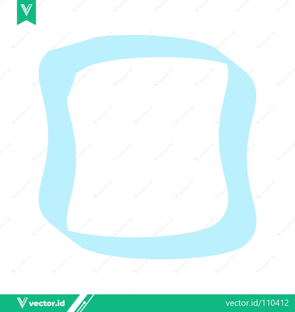 Premium Vector dari Abstract Light Blue Blob Shape on White Background