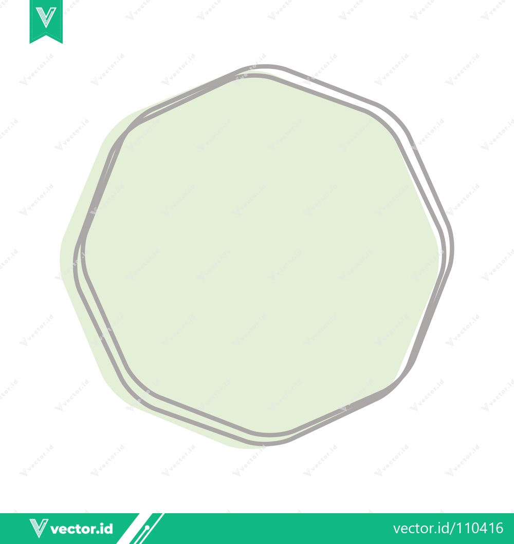 Premium Vector dari Abstract Geometric Shape with Soft Pastel Colors and Subtle Outline