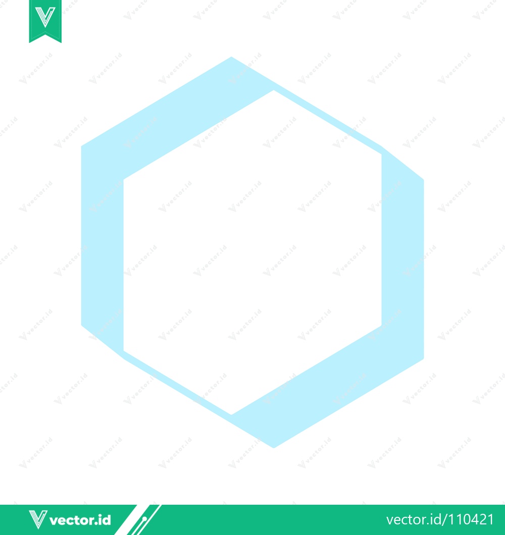 Premium Vector dari Minimalist Hexagon Shape Geometric Abstract Design