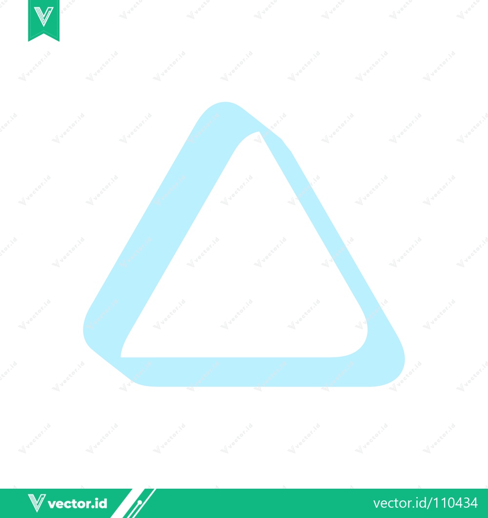 Premium Vector of Abstract Light Blue Triangle Shape