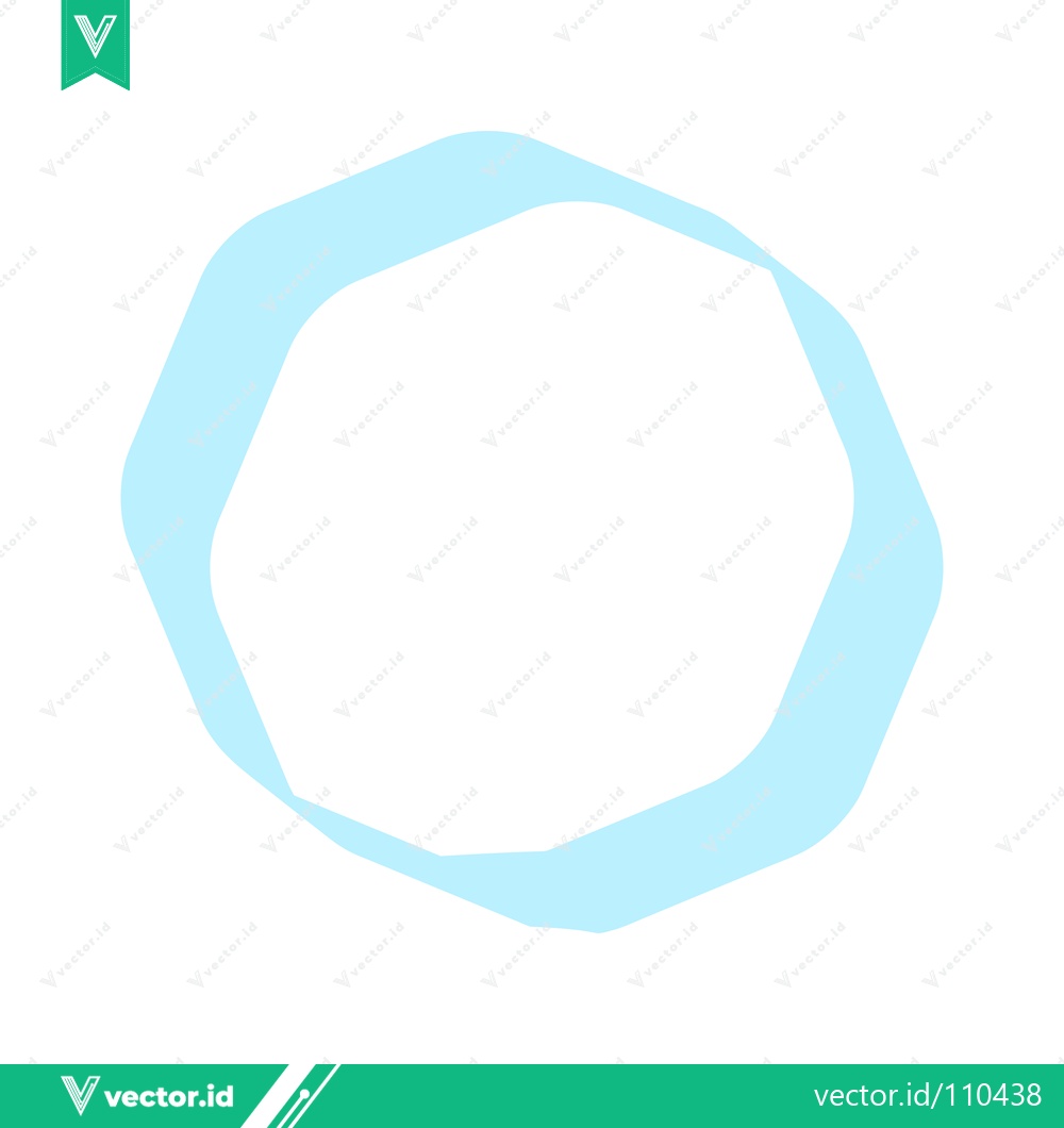 Premium Vector dari Abstract Light Blue Wavy Ring Shape