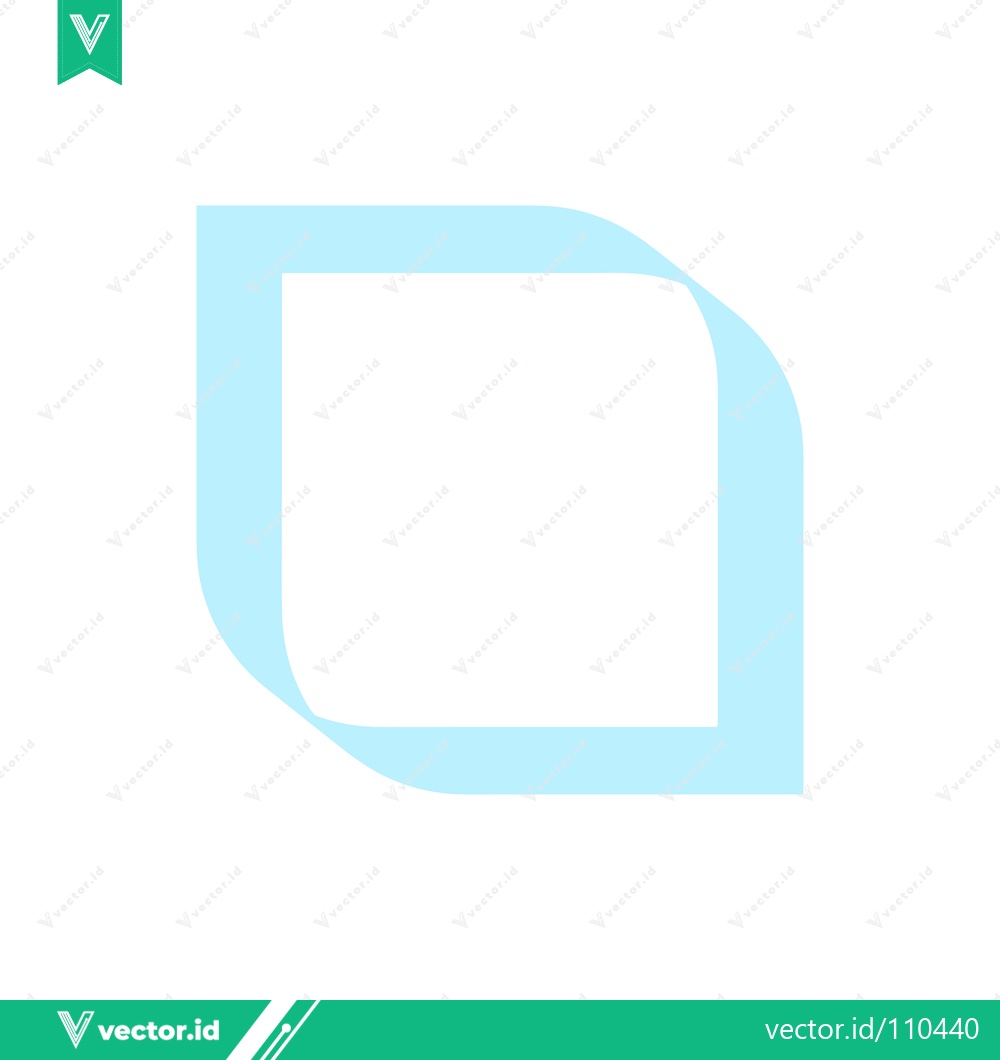 Premium Vector dari Abstract Light Blue Square Shape with Soft Edges