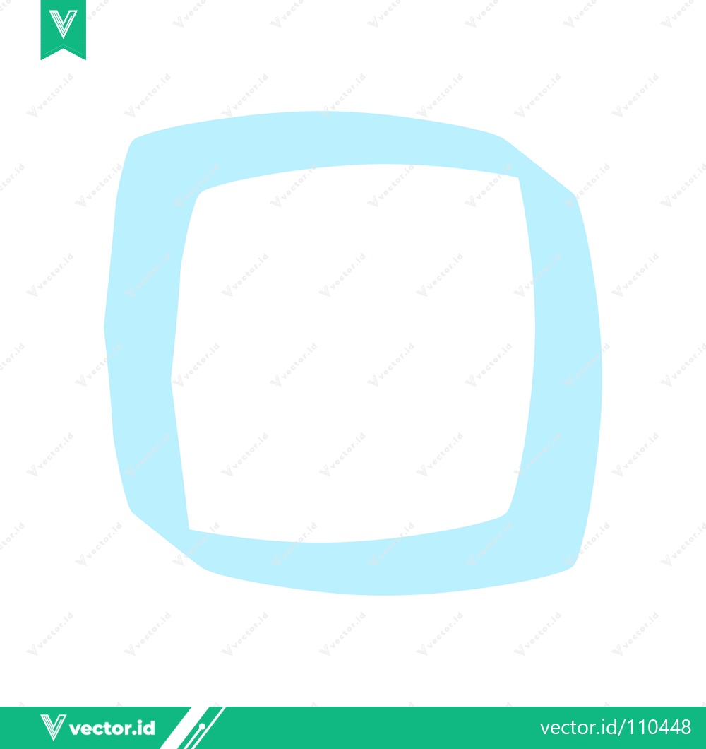 Premium Vector dari Abstract Light Blue Square Shape on White Background