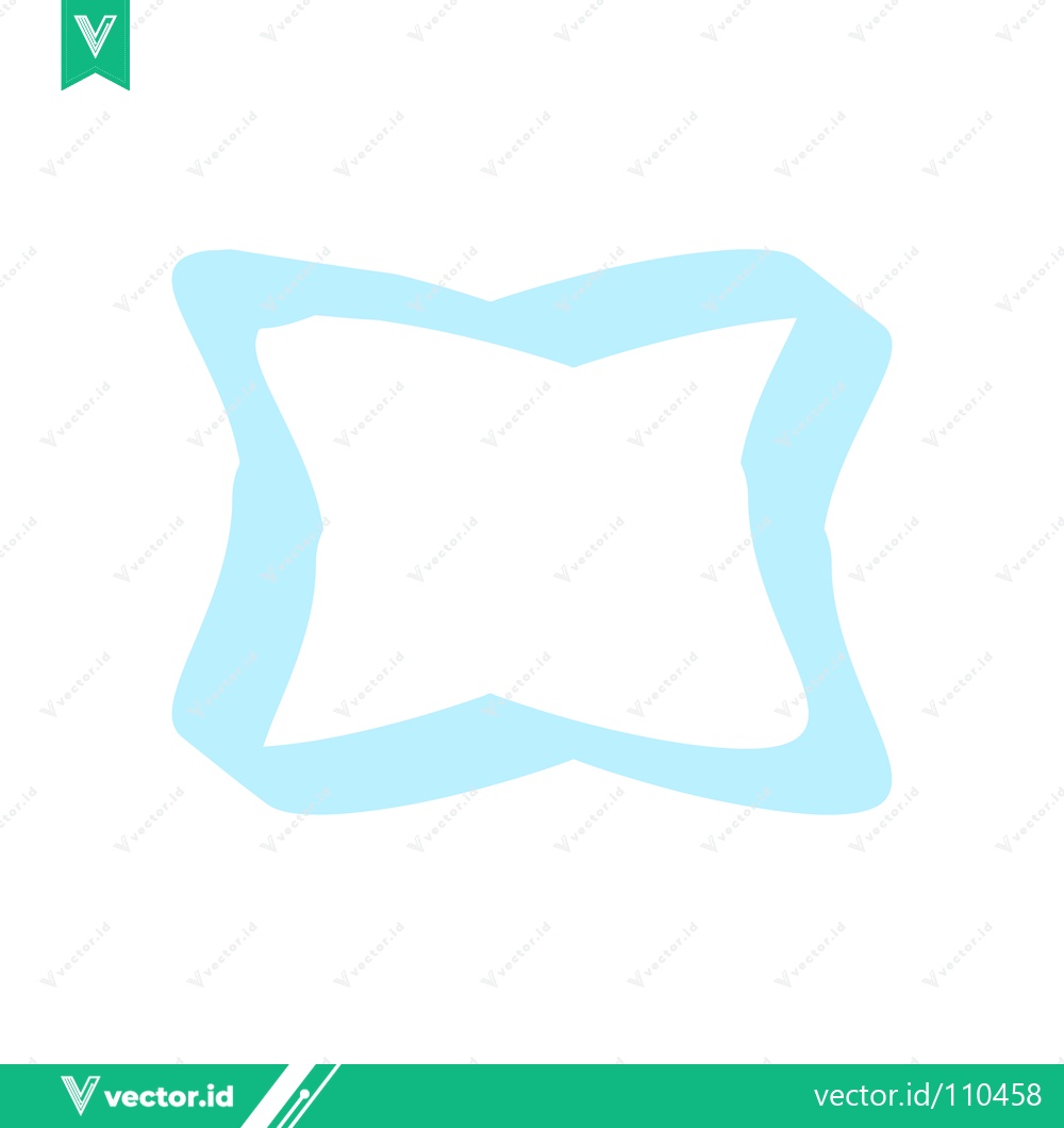 Premium Vector of Abstract Light Blue Wavy Border Frame