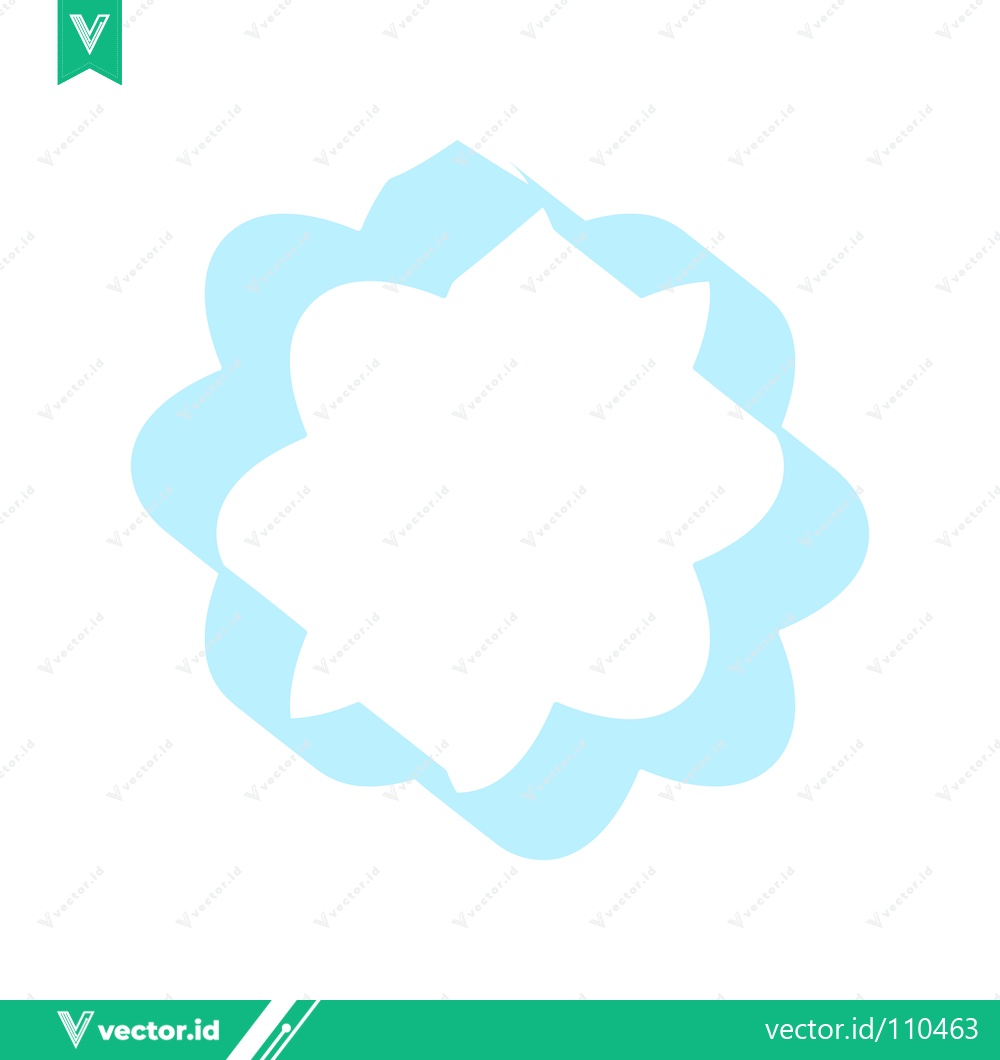 Premium Vector dari Abstract Blue and White Cloud Shape
