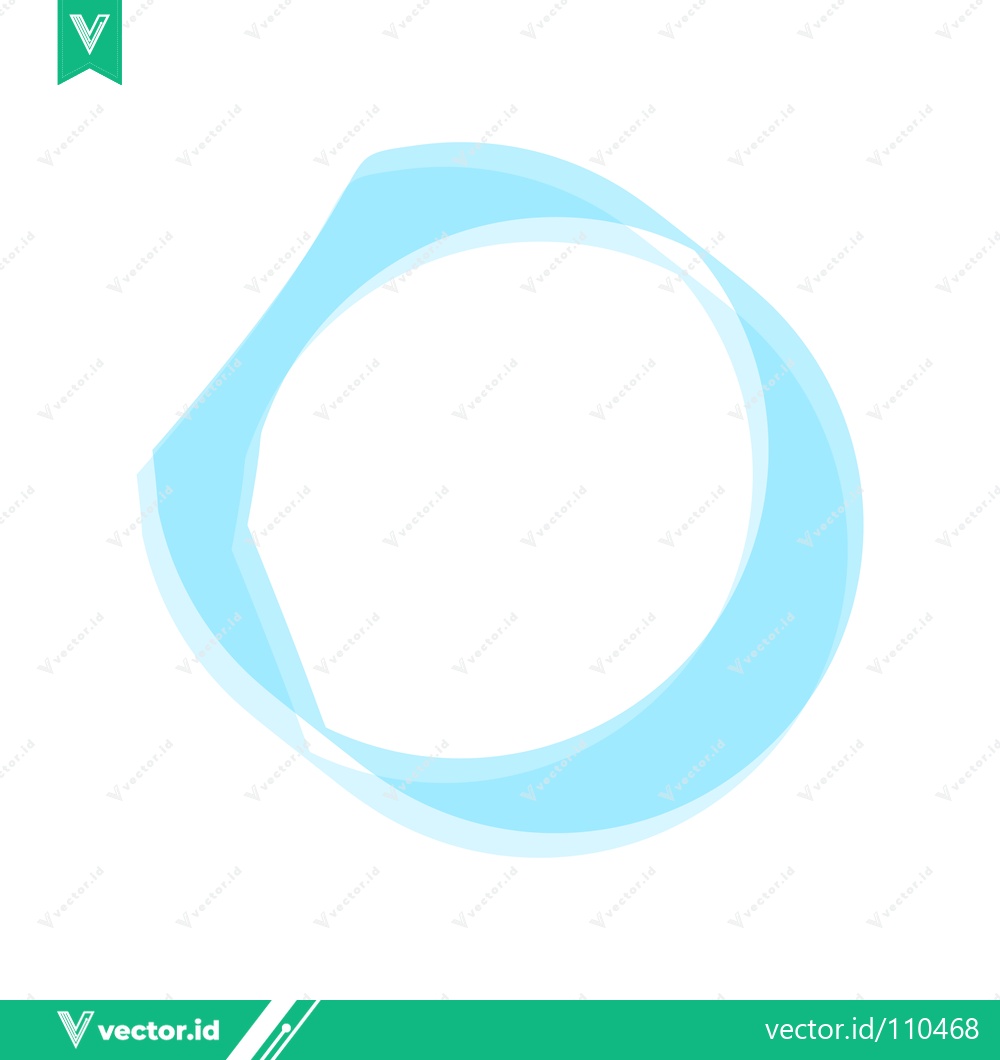 Premium Vector dari Abstract Blue Circle Swirl