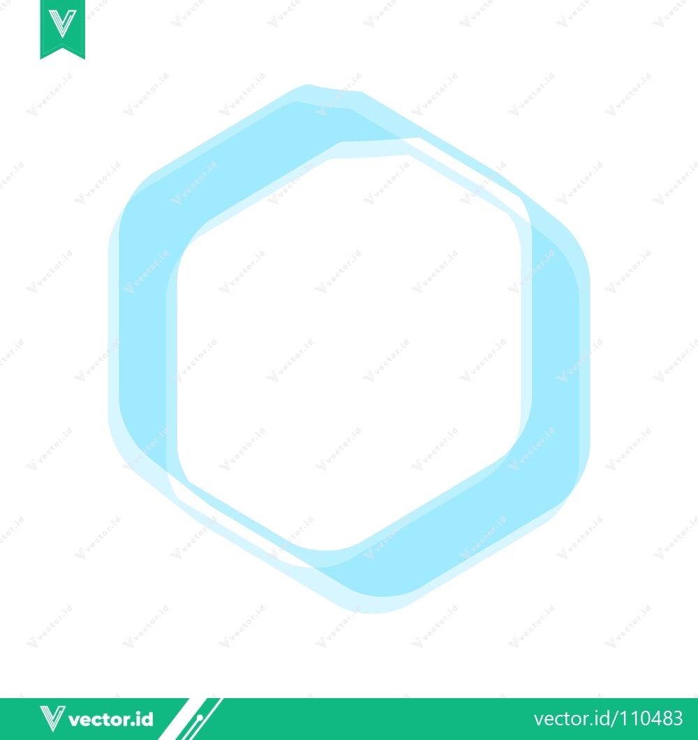 Premium Vector of Abstract Hexagon Shape Geometric Design