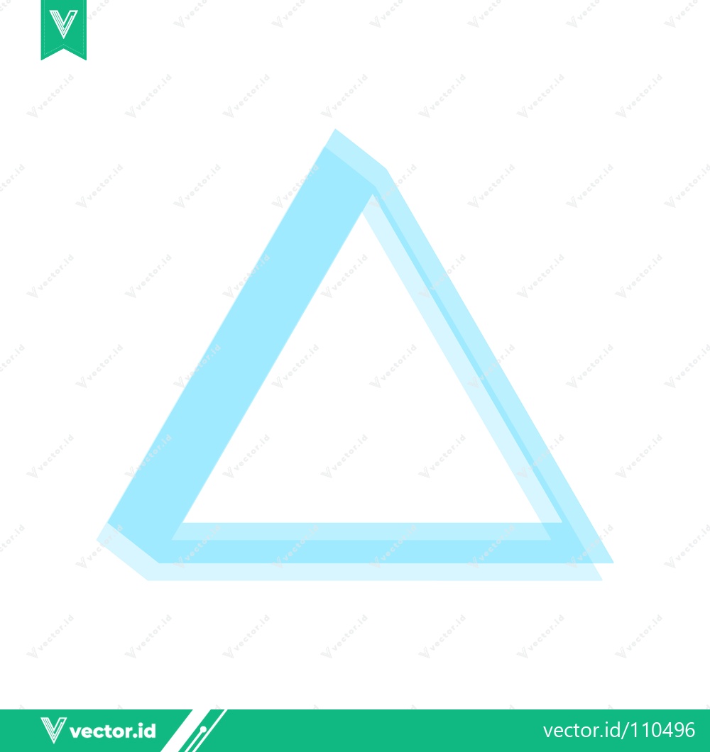 Premium Vector dari Abstract Geometric Light Blue Triangle Shape