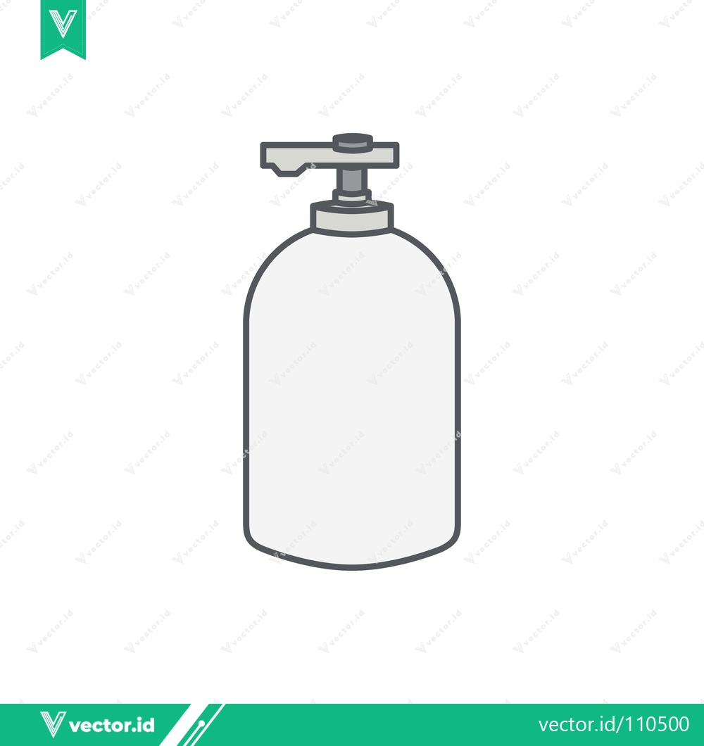 Premium Vector dari Simple Line Drawing of a Pump Bottle Dispenser