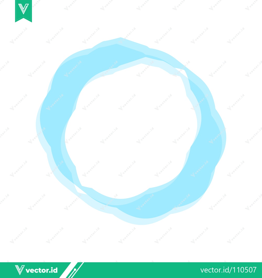 Premium Vector dari Abstract Light Blue Ring Shape with Soft Edges