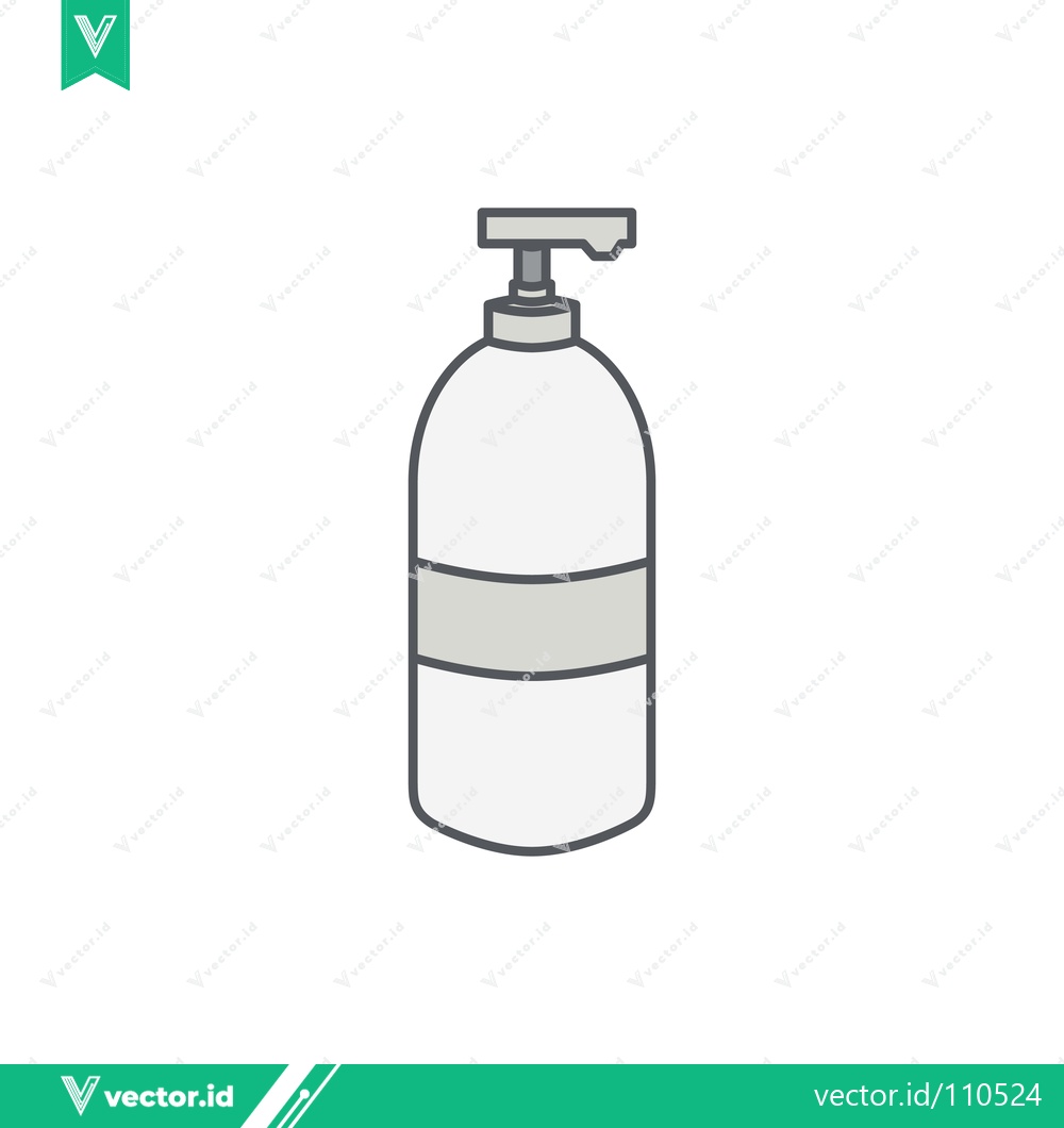 Premium Vector dari Simple Line Drawing of a Pump Bottle Dispenser