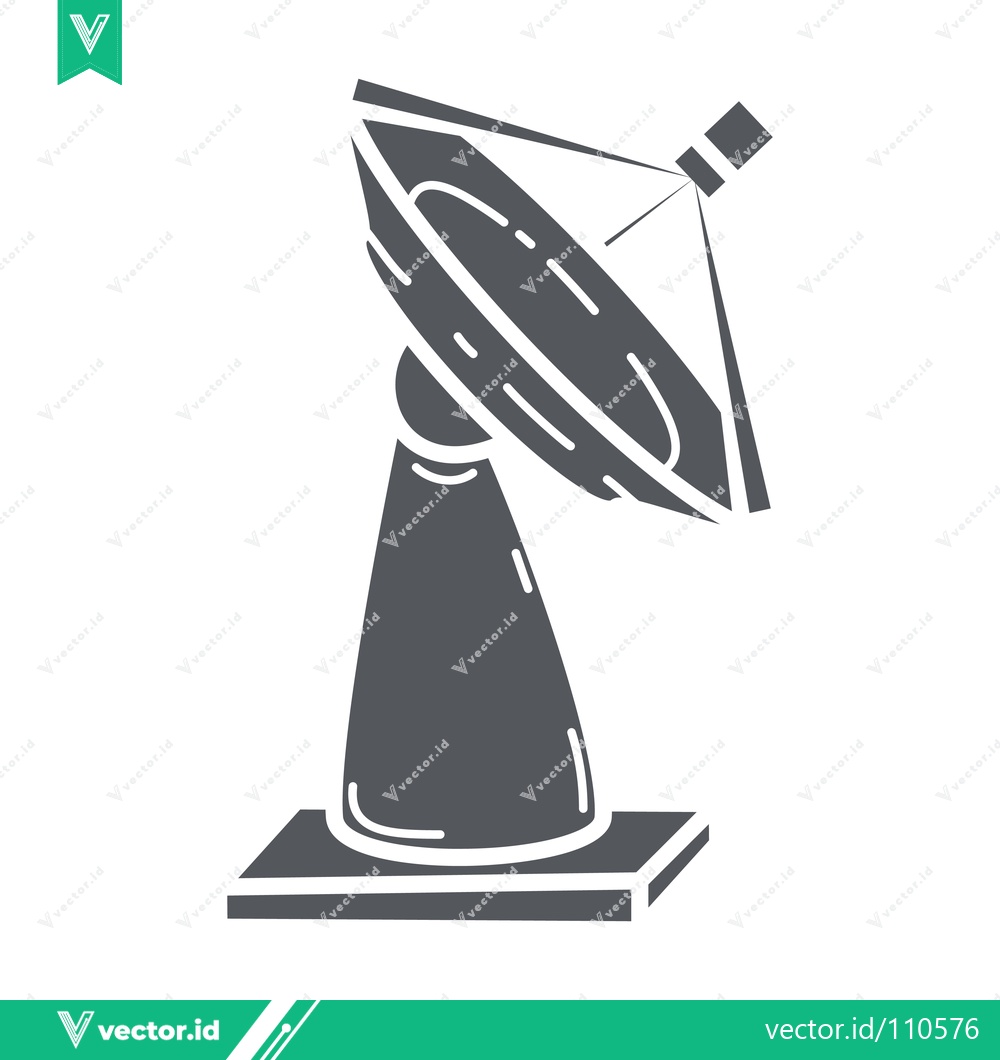 Premium Vector dari Satellite Dish Antenna for Communication and Broadcasting