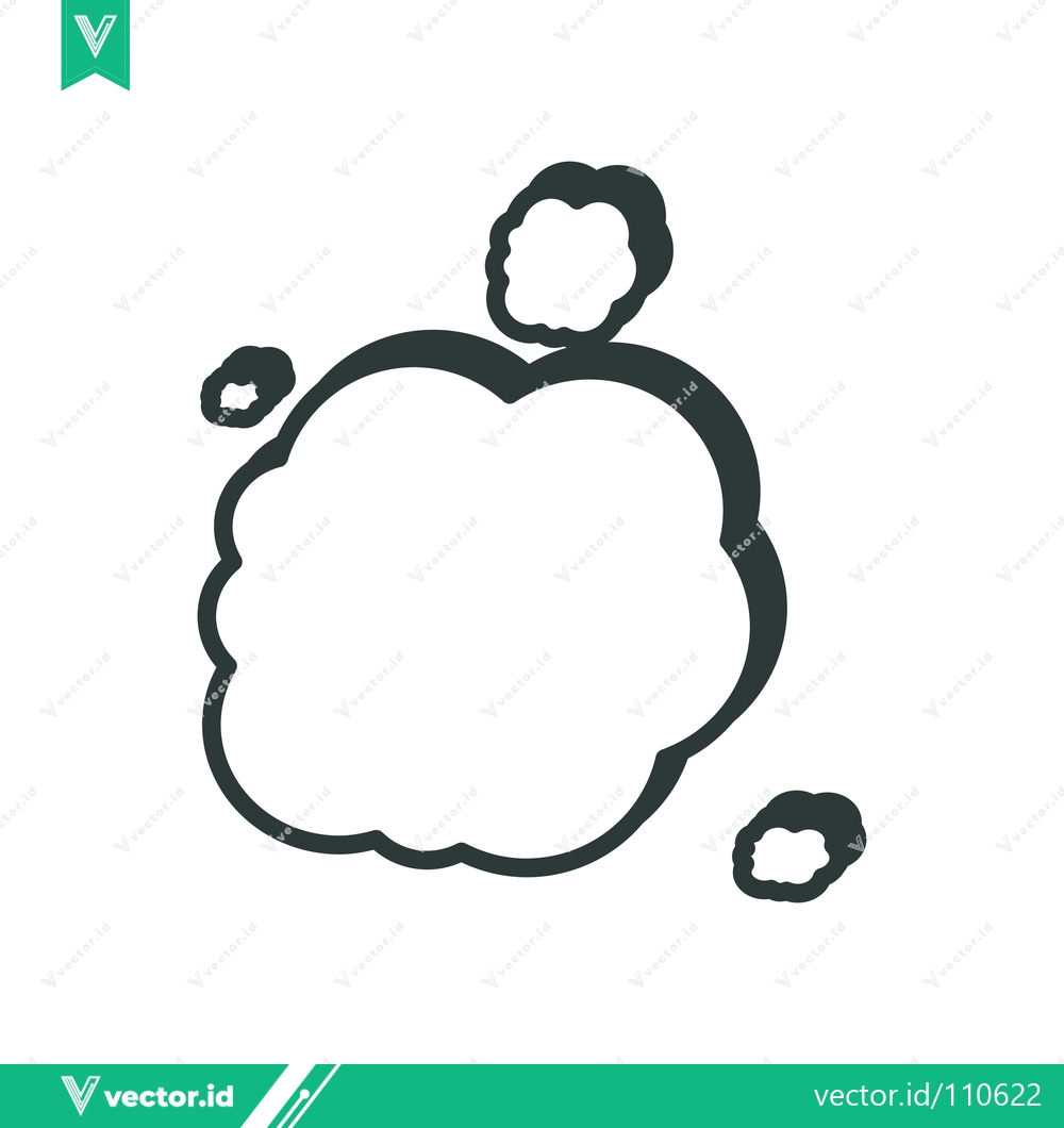 Premium Vector dari Explosion Cloud Comic Style Vector Graphic