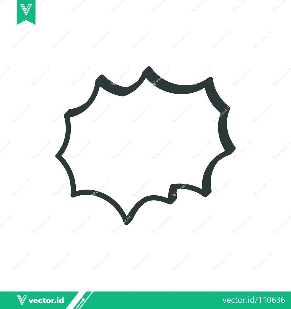 Premium Vector of Hand Drawn Speech Bubble Outline