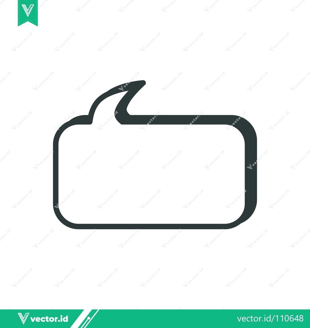 Premium Vector dari Speech Bubble Icon Vector Illustration