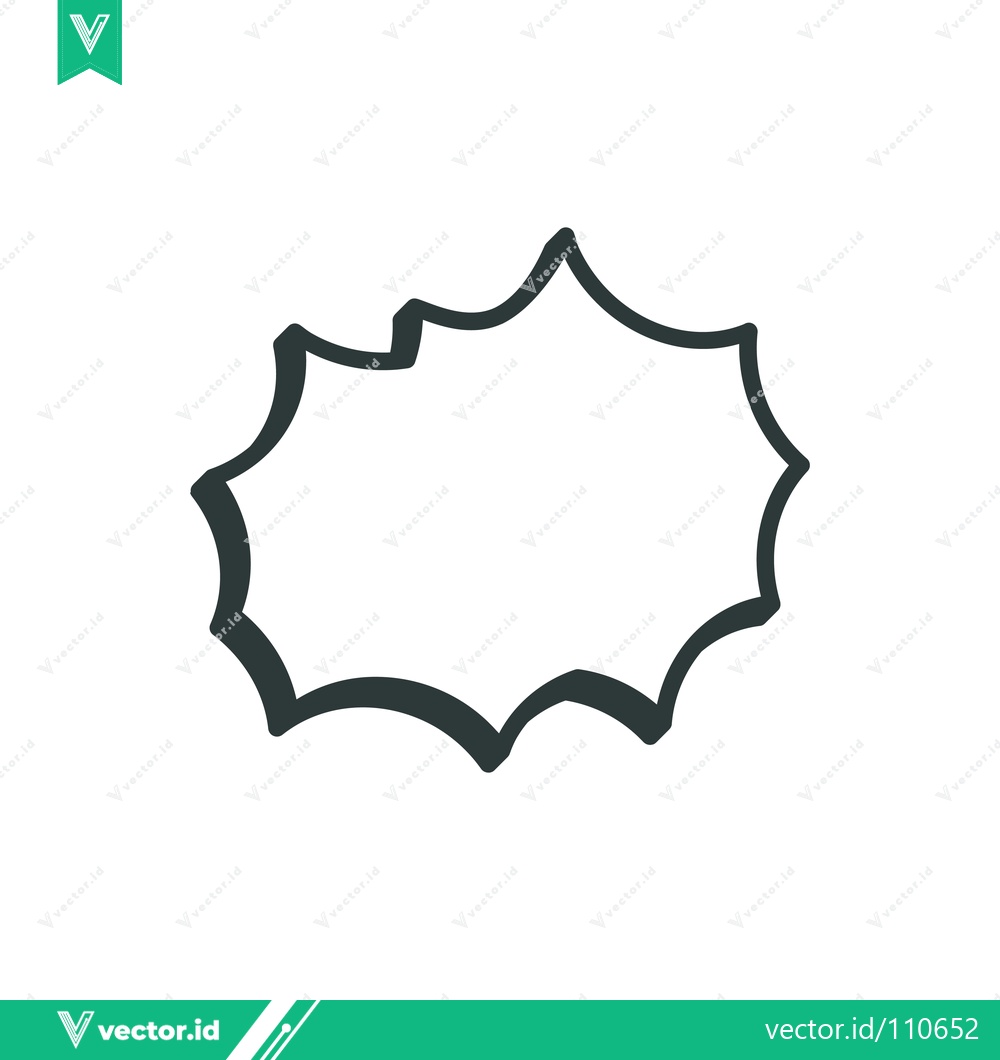 Premium Vector of Hand-drawn speech bubble outline comic book style