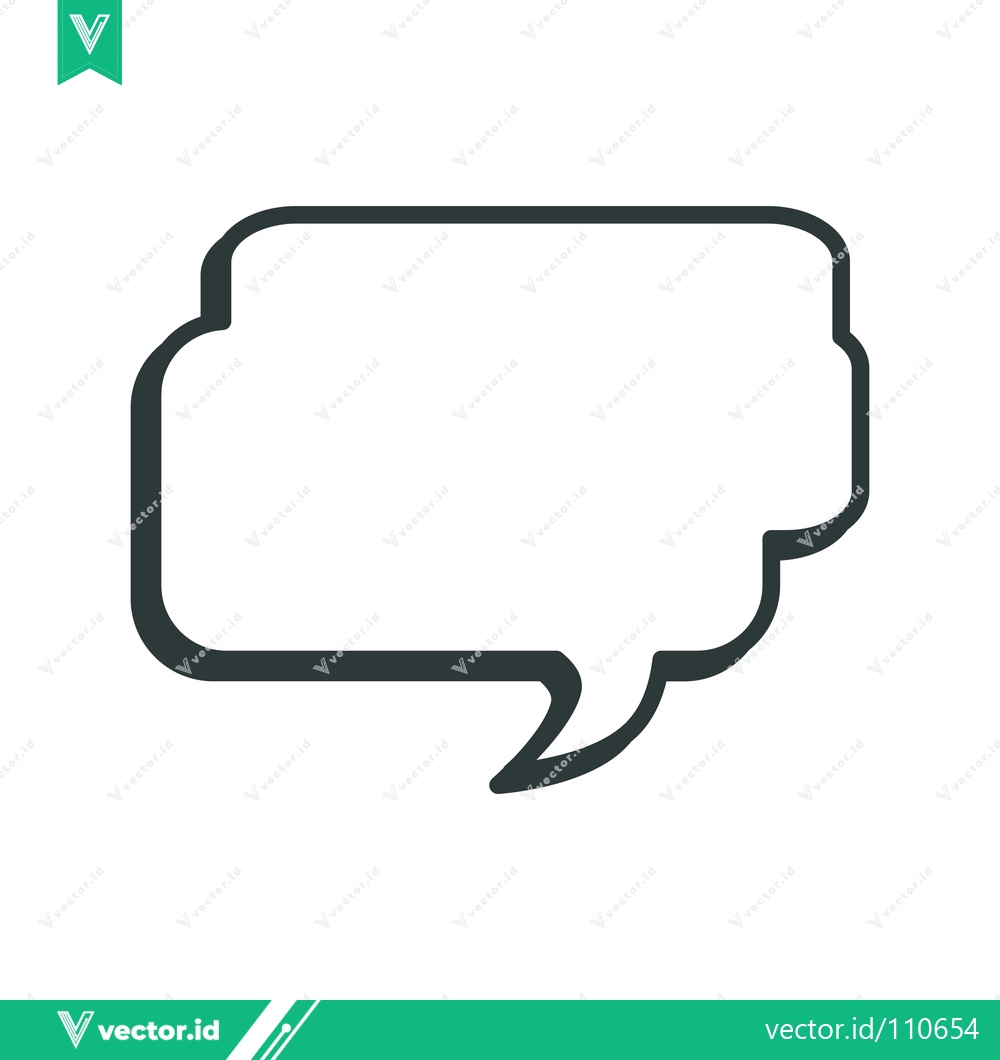Premium Vector dari Speech Bubble Icon Vector Graphic