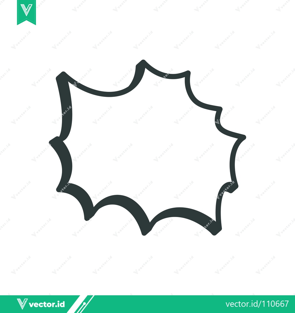 Premium Vector dari Hand Drawn Speech Bubble Outline